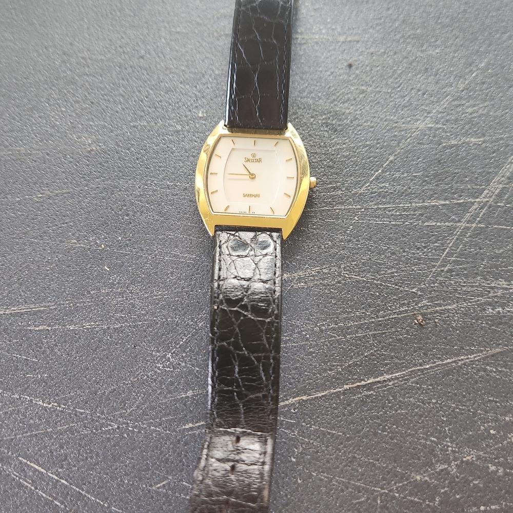 Timeless Gold and Black Women's Watch